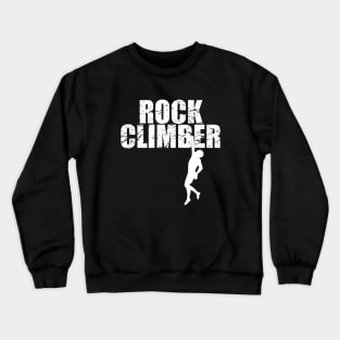 Stylish Rock Climbing Crewneck Sweatshirt